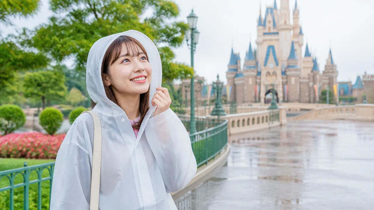 降水量1mmのディズニーは楽しめる?服装・持ち物と雨対策を解説
