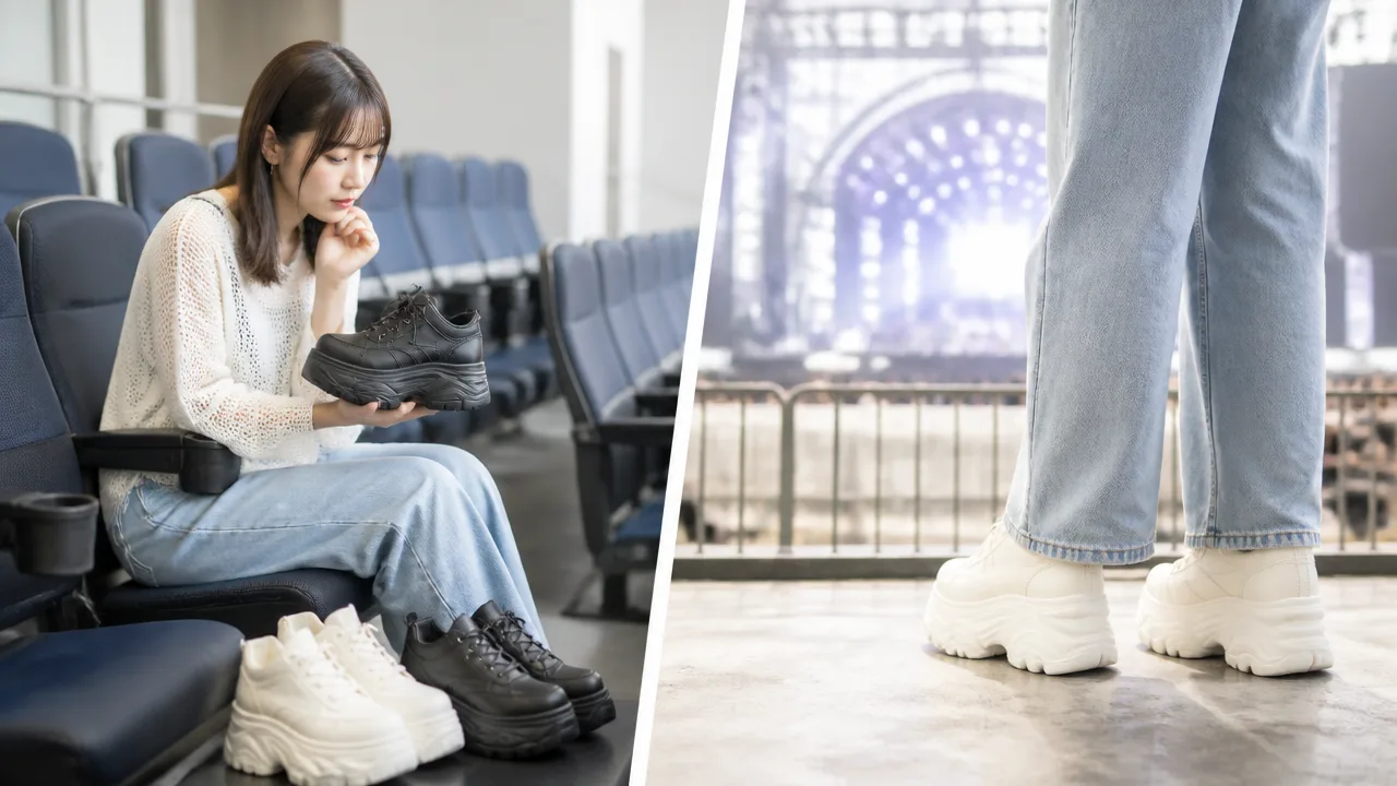 ライブの厚底は何センチまで？迷惑にならない高さと選び方を解説
