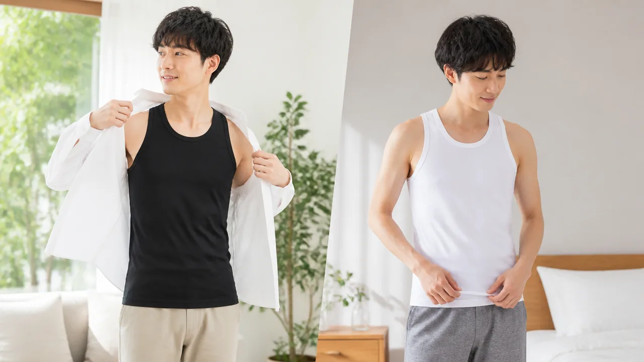 タンクトップとランニングの違いは?形や用途をやさしく解説