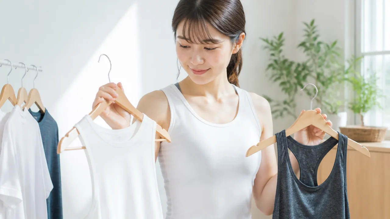 タンクトップとランニングの違いは?形や用途をやさしく解説