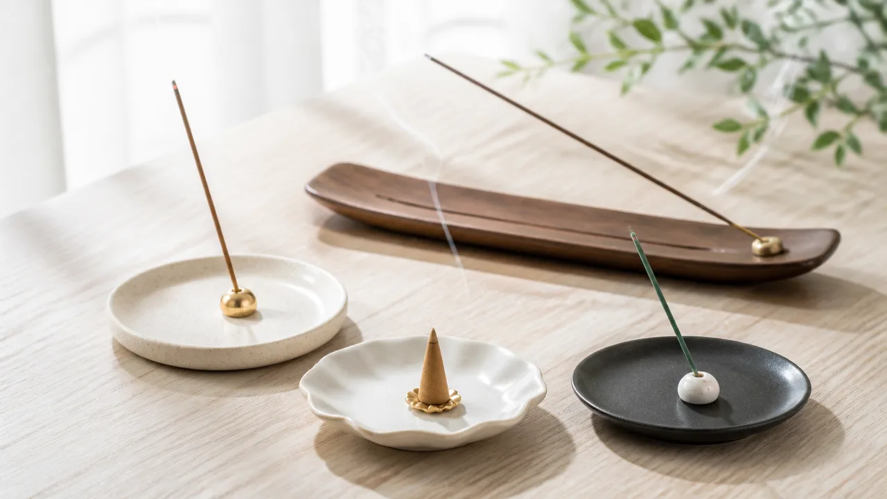 お香皿はなんでもいい？代用品の選び方と安全に使うポイント