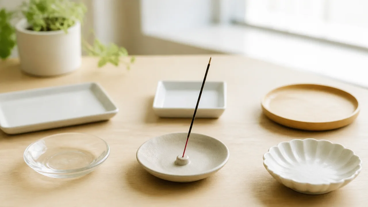 お香皿はなんでもいい？代用品の選び方と安全に使うポイント