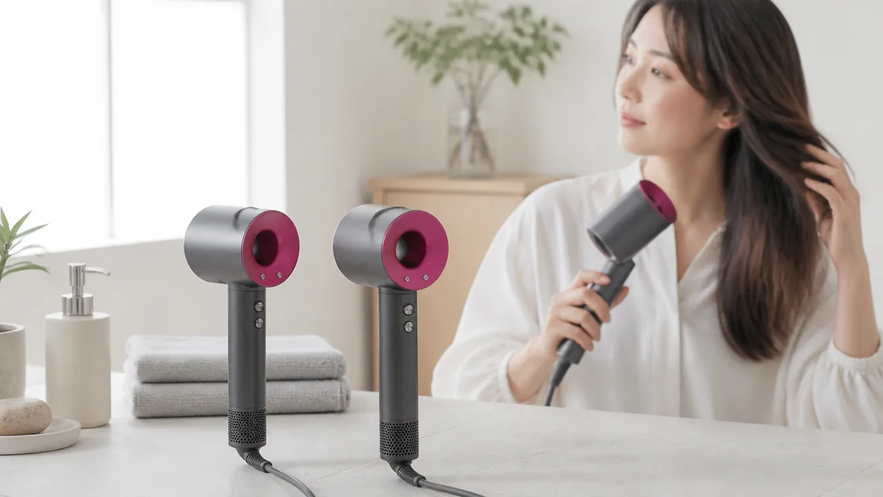 ダイソンドライヤー新型と旧型の違いは?選び方をやさしく解説