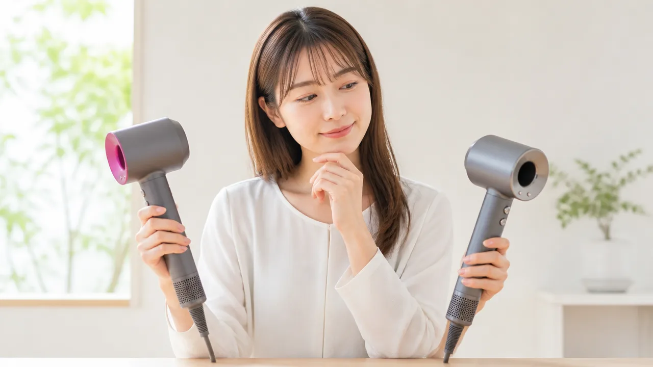 ダイソンドライヤー新型と旧型の違いは?選び方をやさしく解説