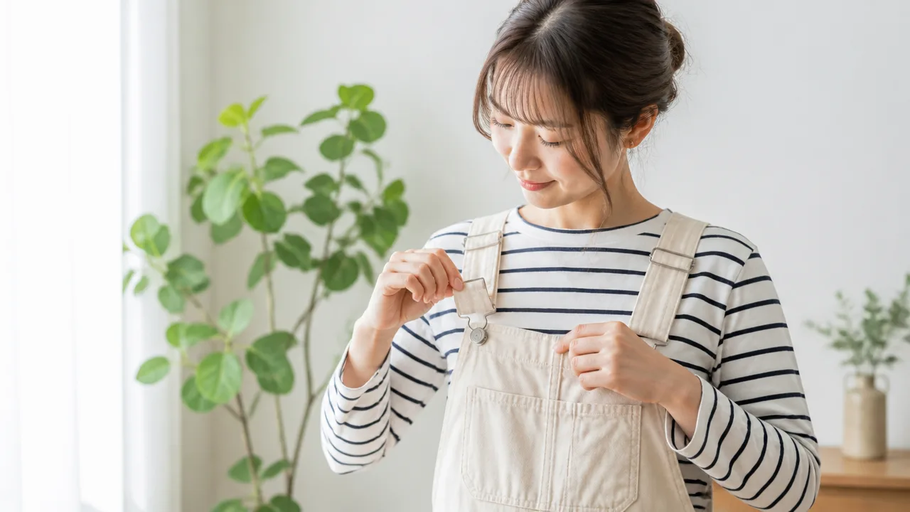 サロペットの肩紐が落ちる原因と対策｜ずれにくくする工夫を紹介