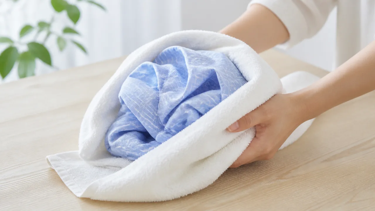 手洗い後の脱水でもびちょびちょなのはなぜ?水気を取るやさしいコツ