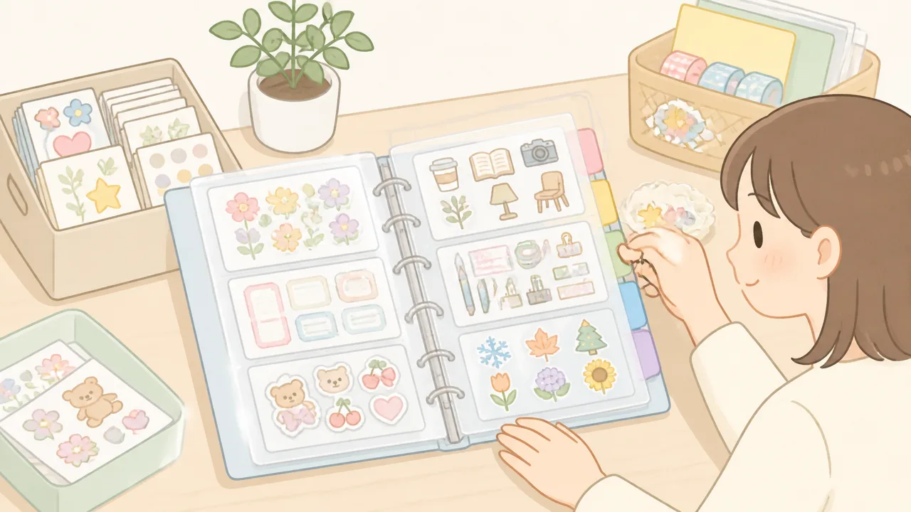 100均アイテムを使ったシール帳の作り方|材料と手順をやさしく紹介